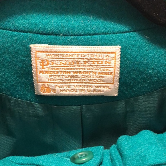 Vintage Pendleton Wool Suit Sz 8 2pc, Green - Picture 2 of 7